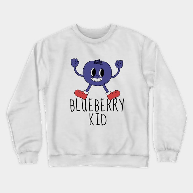 Blueberry Kid Crewneck Sweatshirt by DesignArchitect